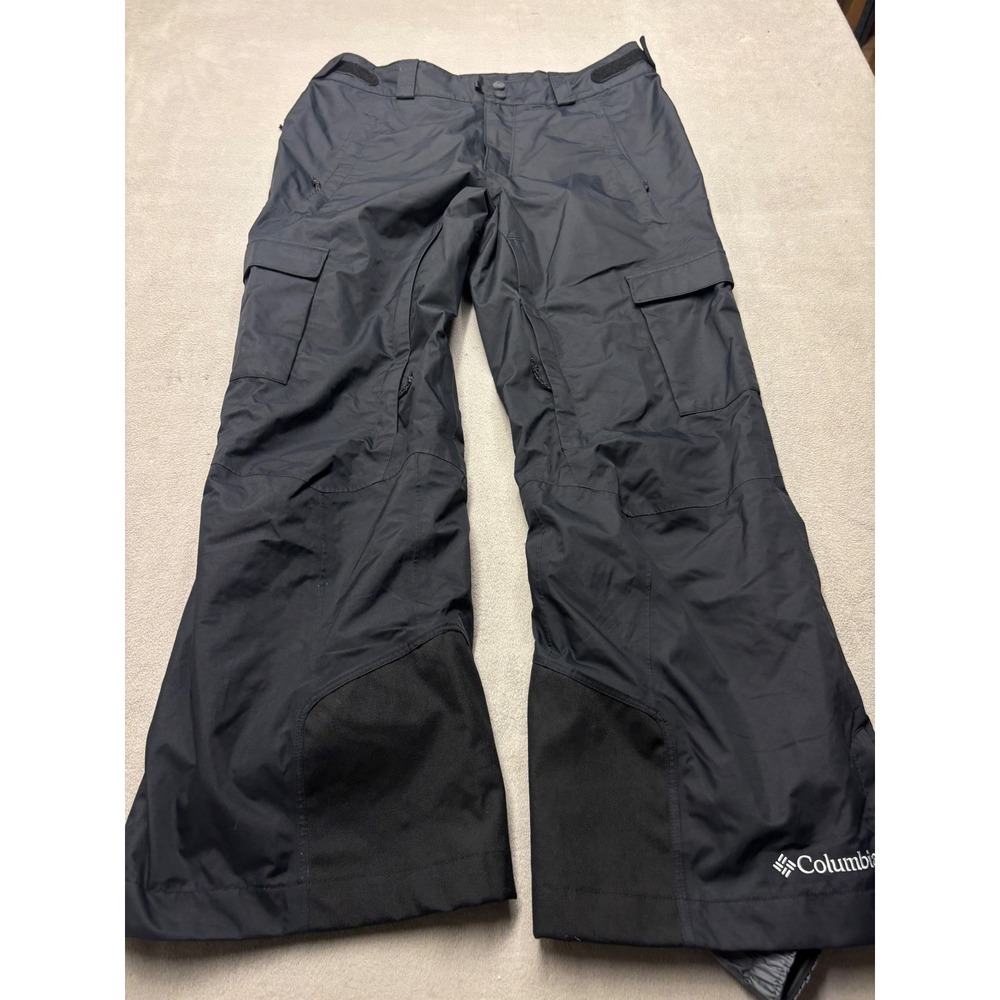 Columbia Mens Omni-Heat Omni-Tech Snow Ski Pants Black SM8386 Size Medium